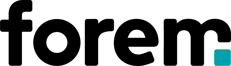 Logo Forem noir